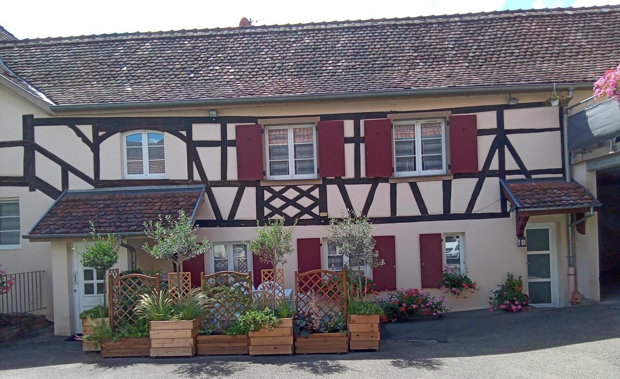 Вилла Le Repaire Des Hirondelles - Le Colombage Scharrachbergheim-Irmstett Экстерьер фото